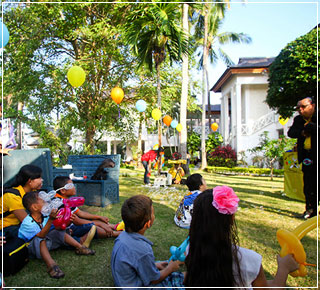 Kids birthday party in Puri Nirwana