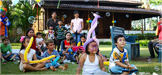 Kid's party at Villa Puri Nirwana