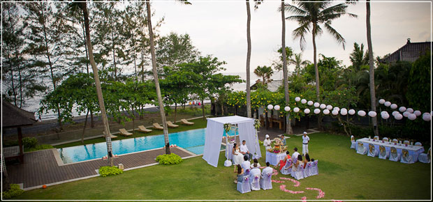 Wedding ceremony in Bali